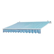 Evinizin_Atolyesi Polyester Tente Mavi-Beyaz 400X250 Cm