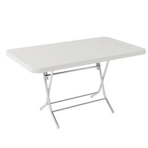 Katlanır Plastik Masa 70x120 Beyaz