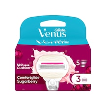 Gillette Venus Sugarberry Miami Yedek Bıçak 3'lü - 4 Adet Tarı