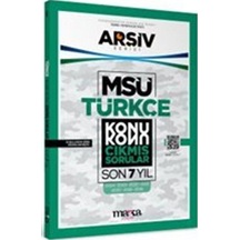 Msü Türkçe Konu Konu Çıkmış Sorular Son 7 Yıl / Kolektif