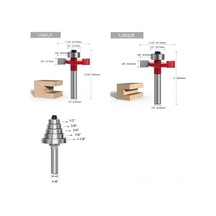 Dofolink Ahşap İşleme T-tipi Toplu Uç Takımı 8 Adet - Kenar Düzenleme Ve Oluk Kesme İçin Uyumlu, 1/4" Uçlu Dayanıklı Malzeme