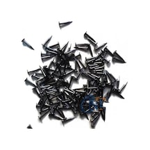Hubrendy Kargo Klips, Menteşe, Ayağı Çivisi 7mm Çelik - Siyah 100gr