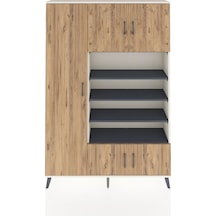 Arges Dolap 10 Raflı 5 Kapaklı 132x30x195 Aytaşı-çam/antrasit Aytaşı Arges Dolap 10 Raflı 5 Kapaklı 132x30x195 Aytaşı-çam/antrasit Aytaşı