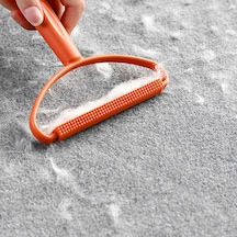 Sones Kıl Yapışan Topları Çıkarma Fırçası Kışlık Giysiler Yünlü Mont Manuel Epilasyon Ve Kıl Alma Fırçası Turuncu