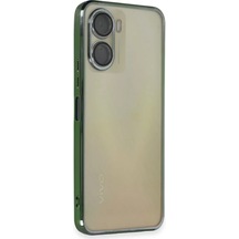 Newface Vivo Y16 Kılıf Razer Lensli Silikon - Yeşil
