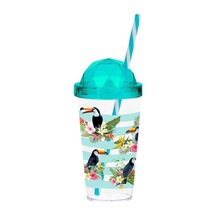Herevin Elmas Kapak Desenli Pipetli Bardak 660Cc-tropical