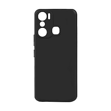 Zore İnfinix Hot 20i Kılıf Nvth Biye Silikon - Siyah