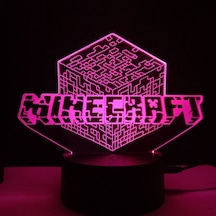 Yaratıcı Hediye Oyun Odası Dekorasyonu Gece Lambası Çatlak Modeli Minecraft Çatlak Tabanı Minecraft Çatlak Tabanı Minecraft Çatlak Tabanı Çok Renkli