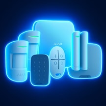 Hubkit Kablosuz Alarm Seti 2 Hareket Pır Dedektörü Keypad Dış Sirenli Beyaz