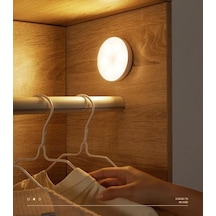 2&apos Li Set Kabin Led Hareket Sensörlü Hero Led Kabin Işığı - 4000k Doğal Beyaz, Usb Şarjlı, Mıknatıslı Yapışkanlı Montaj Dolap İçi, Mutfak, Merdiven Ve Gardırop İçin Kablosuz Gece Lambası Açık Lacivert