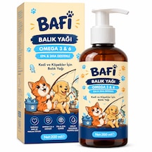 Bafi Kedi Ve Köpekler İçin Omega 3 Balık Yağı 200 Ml