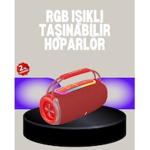 20w Kablosuz Bluetooth Hoparlör Rgb Işık Efektli Usb/sd/aux Destekli
