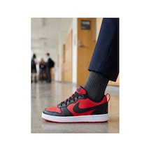 Nike Spor Ayakkabı Günlük Ayakkabı Court Borough Low Rahat Ve Dayanıklı Okul Ayakkabısı Kırmızıred/siyah Kırmızıred/siyah