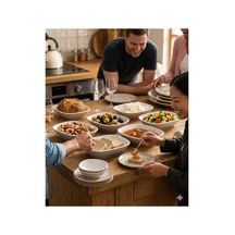 6 Lı Melamin Kayık Tabak Seti - 17x11 Cm Büyük Boy Meze Kahvaltılık - Kırılmaya Dayanıklı - Beyaz Beyaz