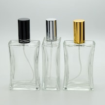 Parfüm Şişesi 100 Ml 5 Adet Içbükey Tekrar Doldurulabilir Metal Valf Ve Kapak Boş Şişe