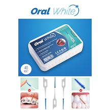 Oral White Soft Arayüz Fırçası Cleaning Pro Metalsiz 40 Adet