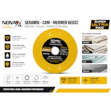 Seramik Cam Mermer Kesici Dekton 115 Mm 1.0 Mm 22.23 Mm Super Ultra İnce