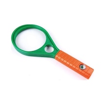 Delux Serisi Optik Cam El Büyüteç 65mm Mg89075 6x 4x Hobi Aleti Doğa Gözlemi Yol Bulma