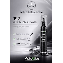 Mercedes-benz Rötuş Boya Kalemi 197 Obsidian Black Metallic