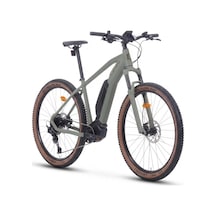 Carraro Kifuka E7 27.5 Elektrikli Bisiklet 504w 11 Vites E-mtb Nikel Gri Kahve Siyah 44 Kadro