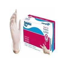 Dolphin Beyaz Vinil Eldiven Pudrasız 100'Lü (M)