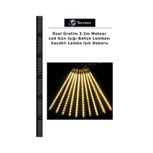 Özel Üretim 3.2m Meteor Led Gün Işığı Bahçe Lambası Saçaklı Lamba Işık Dekoru