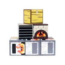 Megacraft 9 Parça Sandık Ocak Fırın