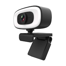 Coverzone PC-10 2K HD 2560 x 1440P Mikrofonlu Işıklı Webcam
