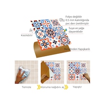 Tink Meksika 019 Karma Desenli Pvc Karo 30X30 Cm