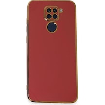 Flzdgnkr Newface Xiaomi Redmi Note 9 Kılıf Volet Silikon - Kırmızı