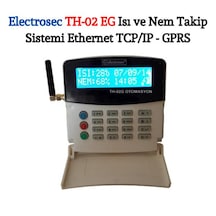 Electrosec Th-02Eg 1 Kanal Isı Ve Nem Takip Sistemi Ethernet Tcp