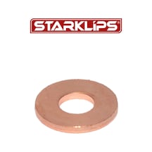 Celik Pul M6x21x1,5mm Bakir Kaplama 10 Adet