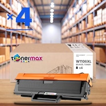 Hp Laser Mfp 135ag Uyumlu  Toner Çipli W1106xl 4'lü 5.000 Sayfa Ekstra Yüksek Kapasite