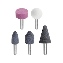 Mini Taşlama Seti, 5 Parça Zımpara Taşı, 6mm Sap, 22000 Rpm