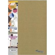 Özkan Defter A5 120 Yaprak  Spiralli Çizgisiz Açık Kahverengi