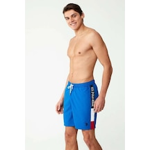 U.S. Polo Assn. U.s Polo Assn. 23005 Erkek Cepli Uzun Deniz Şortu-saks Saks