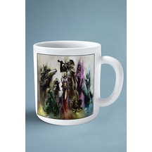 Guild Wars Oyun Baskılı Kupa Bardak Çift Taraflı Baskı Kişiye Özel Model 4 Çok Renkli