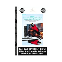 Özel Seri Coteci 1m Dijital Fiber Optik Audio Kablosu Aktarım Aksesuar Cihaz