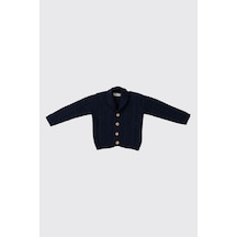 Erkek Bebek Lacivert Triko Hırka 5652858