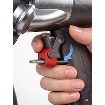 Dyson V6, V7, V8, V10, V11, V15 İle Uyumlu Tetik Kilidi, Güç Düğmesi Kilidi, Kırmızı, 32mm Çesit Seçiniz-Çap Seçiniz / Hss (Standart)-10 Mm