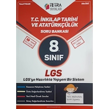 Tetra Yayınları 8. Sınıf LGS İnkılap Tarihi Soru Bankası