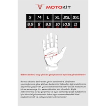 Xmlbayiciniz Tr Revertech Aura Kırmızı - Dokunmatik Ekran Uyumlu Erkek Motosiklet Eldiveni Genel