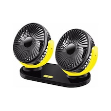 More TR Ally Çift Başlıklı Araç Fanı Oto Fan Vantilatör 12V 24V
