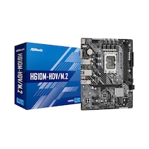 Asrock H610M-HDV/M.2 3200 MHz DDR4 Soket 1700 mATX Anakart