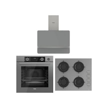Ferre Fryart Steam XE64CPR - CS208 - D082  Gri Ankastre Set