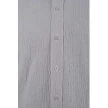 Cengiz İnler Çizgili Gofre Slim Fit Erkek Gömlek 001