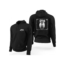 Sodom Demonized 2 Siyah Fermuarlı Limited Edition Kapşonlu Sweatshirt Siyah