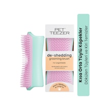 Pet Teezer Deshedding - Mint / Pink Yeşil Pembe Köpek Bakım Fırçası