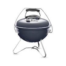 Smokey Joe Premium Kömür Mangalı, Ø 37 Cm Izgara Yüzeyi, Taşınabilir Barbekü Mangalı, Pratik Taşıma Saplı, Porselen Emaye Kapak Ve Kazan Ardıç Mavisi Çok Renkli