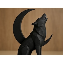 Kurt Ay Hilal Mini Dekoratif Figür 12cm Karbon Pla Oyuncak Balık